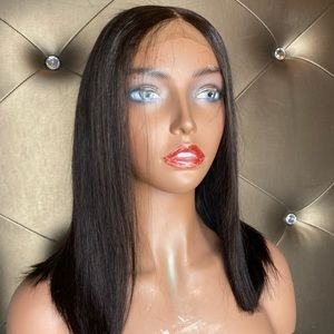 NEW 100% HUMAN HAIR BOB WIG